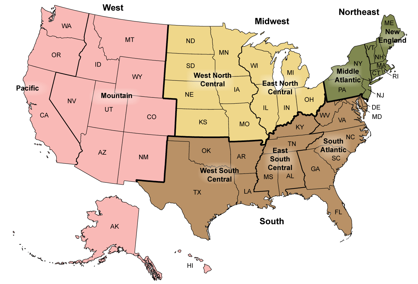 region-map